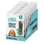 Edgard & Cooper Treats Dental Stick, Medium - Mint and Strawberry - (8 x 7 stick pack), Natural Dog Chew Sticks, Dental Hygiene, One per Day, Low Calorie, Long Chewing, Fresh Breath