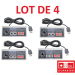 4 X Manette pour Nintendo NES Classic Mini - 1,8 mètre