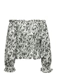 Grunt Ponte Off Shoulder Multi/patterned