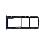 For Huawei Y7 (2018) 3 In 1 SIM Card Tray Blue UK