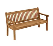 Dehner Banc de Jardin Havanna, 3 Places, env. 160 x 67 x 89 cm, Bois de Teck certifié FSC