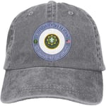 MiniMini US Army Cold War 2nd Armored Cavalry Regiment Veteran Denim Hats Baseball Cap Dad Hat