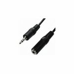 Câble Audio Jack (3,5 mm) 3GO CA104 3 m Noir