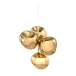 Tom Dixon Melt Chandelier mini takkrona LED 63,4 cm Gold