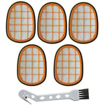 Crea - 5 Pcs Filters For Philips Speedpro Max Fc6812 / 01 Vacuum Cleaner