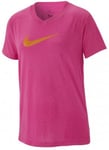 NIKE Girls Dry Tee Fushia (M)