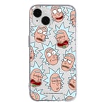 ERT GROUP Coque de téléphone Portable pour Iphone 14 Plus Original et sous Licence Officielle Rick and Morty Motif Rick & Morty 015 adapté à la Forme du téléphone Portable, partiel imprimé