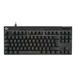 Logitech G PRO X RAPID - tangentbord TKL - QWERTY - nordiskt (danska/finska/norska/svenska) - svart Inmatningsenhet