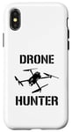 Coque pour iPhone X/XS Drone Hunter Objet volant Contrôle de la circulation aérienne