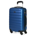 ITACA - Valise Cabine 55x40x20, Valise Cabine, Valise À roulettes, Valise Roulette, Valise Rigide, Résistant, Légère 71250, Bleu