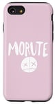 Coque pour iPhone SE (2020) / 7 / 8 Morute Esthétique Poupée effrayante + Adorable Horreur Goth Croix