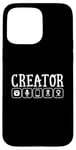 Coque pour iPhone 15 Pro Max Content Creator Vlogger Online Streamer Influenceur Hommes Femmes