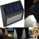 Led Solar Powered Motion Sensor Wall Lights Outdoor Garden Lamps Warm Light