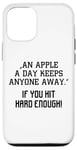 Coque pour iPhone 15 An Apple a Day keeps anyone away If you hit hard enough