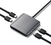 Hub USB-C 4 Ports - Adaptateur USB-C avec Charge PD 100W et Ports de Données USB 3.2 à 10Gbps - Compatible avec MacBook, iPad, series iPhone 16-15, Microsoft Surface et bien plus encore - Gr.[S614]