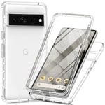 Google Pixel 7 Pro Heltäckande Premium 3D Skal 3in1 ThreeSixty Clear