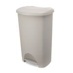 Addis Plastic Family Kitchen Utility Pedal Bin, 50 Litre, Mushroom 518038ebay