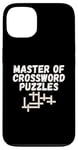 iPhone 13 Puzzle Lover Master of Crossword Puzzles Case