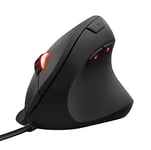 Trust Gaming GXT 144 Rexx Souris Gamer de Jeu, Verticale, Ergonomique 250-10.000 DPI, 6 Boutons Programmables, Éclairage RGB, LED Lumineuse - Noir