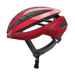 ABUS Aventor Casque de Route - Casque de Vélo très bien ventilé pour Cyclisme professionnel - Unisexe - Rouge, Taille M