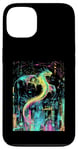 Coque pour iPhone 13 Cyberpunk Dragon Design Fantasy Art et Sci-Fi Fans Unique