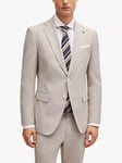 BOSS H-Hutson Wool Blend Slimt Fit Suit Jacket, Medium Beige