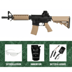 Cybergun Colt M4CQB Compact AEG Dark Earth Startpaket