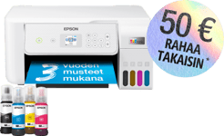 Epson EcoTank ET-2876 monitoimitulostin Valkoinen