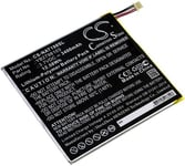 Kompatibelt med Onn Tablet 8, 3.7V, 3400 mAh