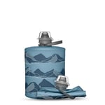 HydraPak Stow (17 oz) – Bouteille d'eau pliable – Bouteille de voyage ultra légère et pliable, flacon souple pour ski, randonnée, vélo ou escalade – Tahoe Blue