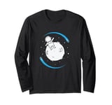 Falling Stars with Astronaut Space Sky Long Sleeve T-Shirt