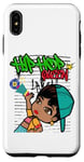 Coque pour iPhone XS Max Hip Hop Danse Break Dance Printemps été Street Playground