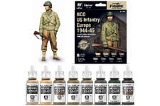 Vallejo Paint Set :  Alpine NCO US Infantry Europe 1944-45