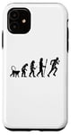 Coque pour iPhone 11 Evolution d'un coureur Marathonien passionné course à pied