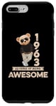 Coque pour iPhone 7 Plus/8 Plus Ours en peluche original Awesome 62e anniversaire homme femme 1963