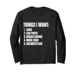 Car Enthusiast Pun for Auto Repair Driving Car Fan Long Sleeve T-Shirt