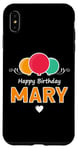 iPhone XS Max Happy Birthday saying Mary Case