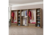 Fruitland Garderobe 360 cm - Brun Garderobeskap & klesskap