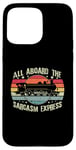 iPhone 15 Pro Max Retro Wagon Train Lover Model Train Railroad Conductor Funny Case