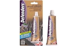 Defenders 80 g toutes saisons en silicone adhésif (colle de fixation pour anti-oiseaux, Mastic Neutraliser sur le bois, plastique, verre, métal, EN 24 heures, Adhère aux 3 m de fixation)