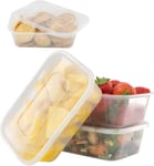 Coselena 50Pcs Plastic Food Containers with Lids, Takeaway With... 