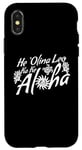 iPhone X/XS Aloha Hawaiian Language Graphic Saying Themed Print Designer Case