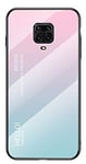 Hülle® Gradient Color Anti-Scratches Glass Case Compatible for Xiaomi Redmi Note 9 Pro Max (1)