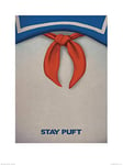 Pyramid International Ghostbusters (Stay Puft) -Art Print 60 x 80cm, Paper, Multicoloured, 60 x 80 x 1.3 cm