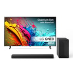 LG 65" 65QNED85T6C + LG Soundbar NS60T