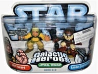 Star Wars Galactic Heroes Skiff Guard & Lando Calrissian Mini Figures Hasbro