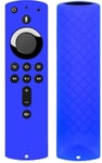 Remote Control Case for Fire TV Stick 4K/Fire TV (3rd Generation) Protective Shell Compatible with Remote Alexa 2nd Generation and Lite - Protective Silicone Remote Control Cover Blue