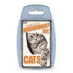 Top Trumps Cats Classics Card Game, learn facts about the Bengal cat, British Shorthair and the Siberian cat in this educational packed game, 2 plus players makes a great gift for ages 6 plus