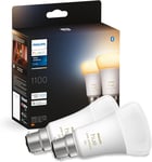 Philips Hue White Ambiance Smart Bulb Twin Pack LED [B22