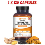 Advanced Turmeric Capsules High Strength with Black Pepper 1420mg Tumeric High